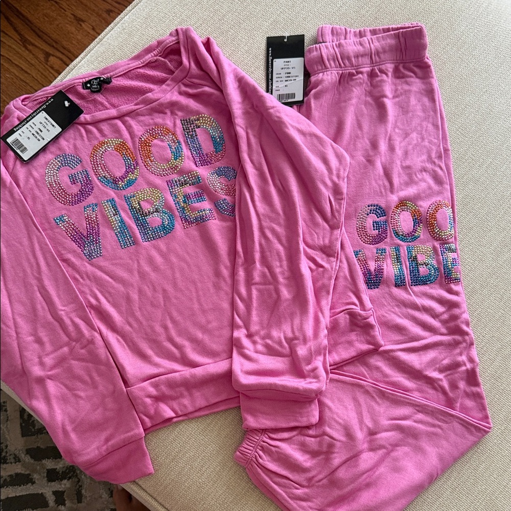 Flowers by Zoe Pink 'Good Vibes' Kids Matching Set